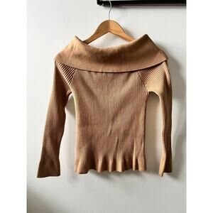 English Factory off the shoulder sweater women's size medium